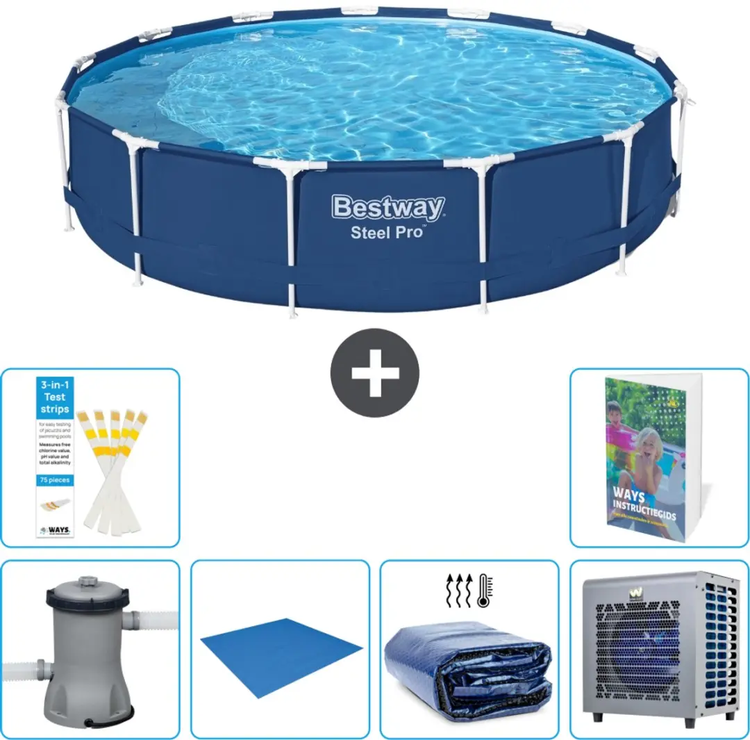Bestway Steel Pro Zwembad 396x84cm
