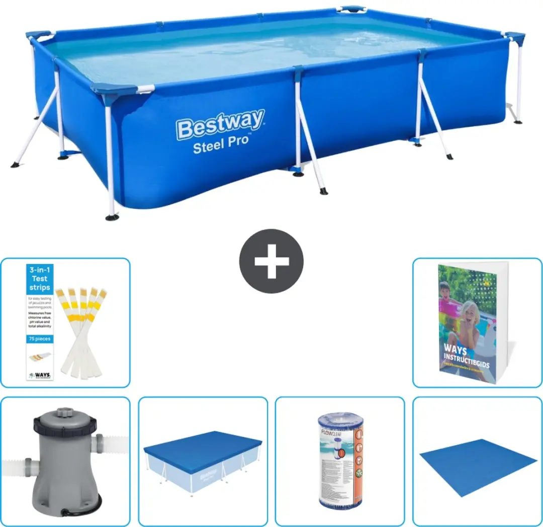Bestway Steel Pro Zwembad 300x201x66cm