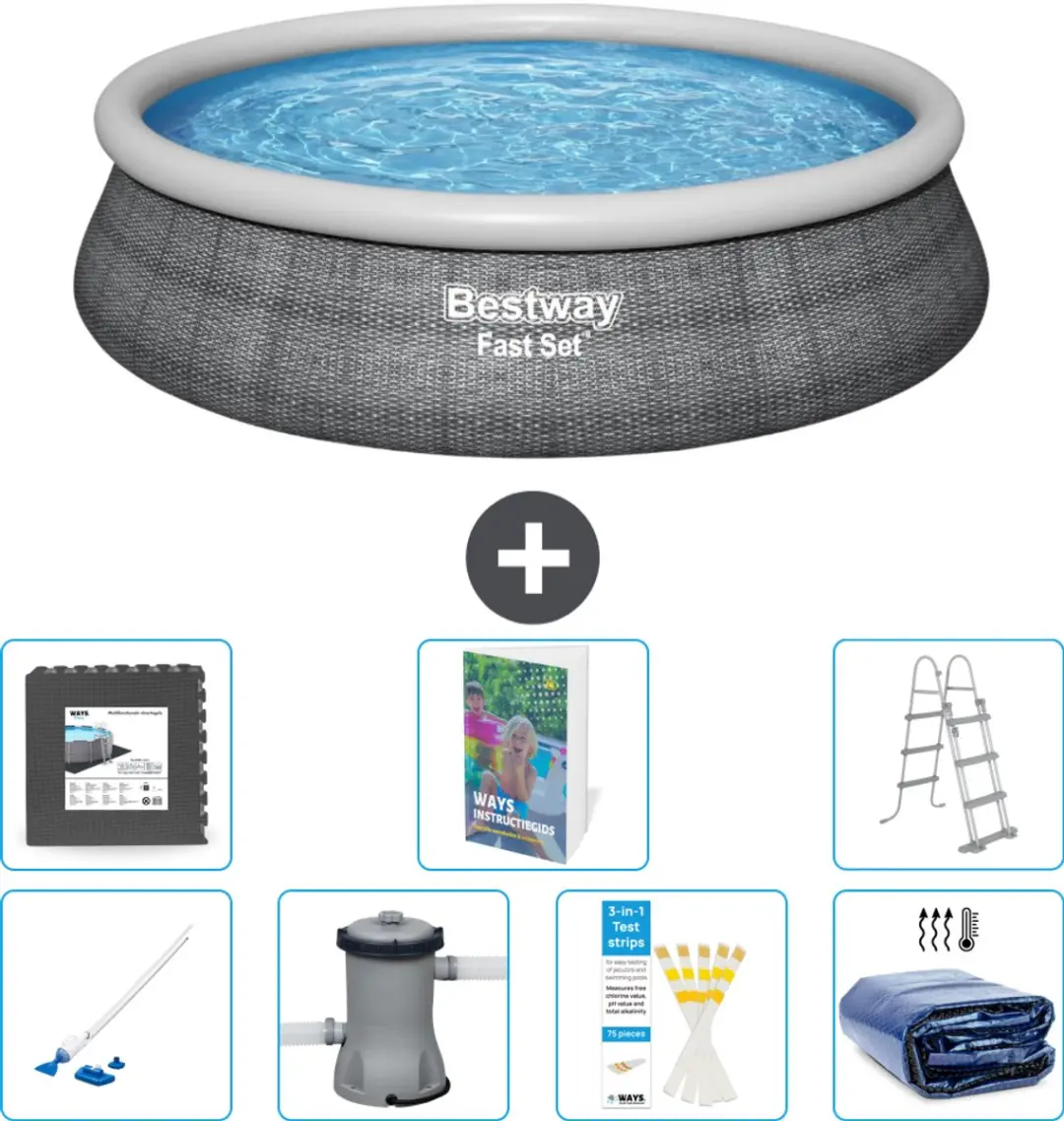 Bestway Fast Set Zwembad 457cm