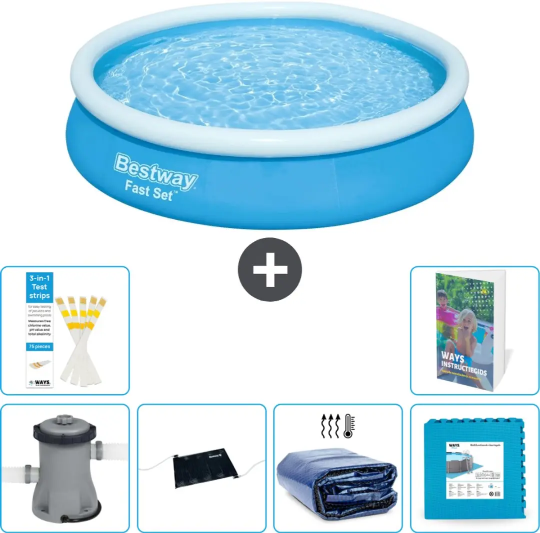 Bestway Fast Set Rond Zwembad 366x76cm