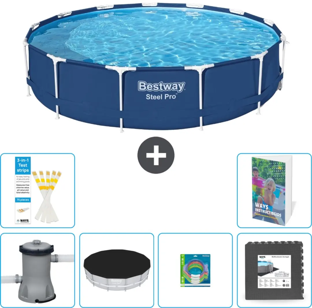 Bestway Steel Pro Zwembad 396x84cm
