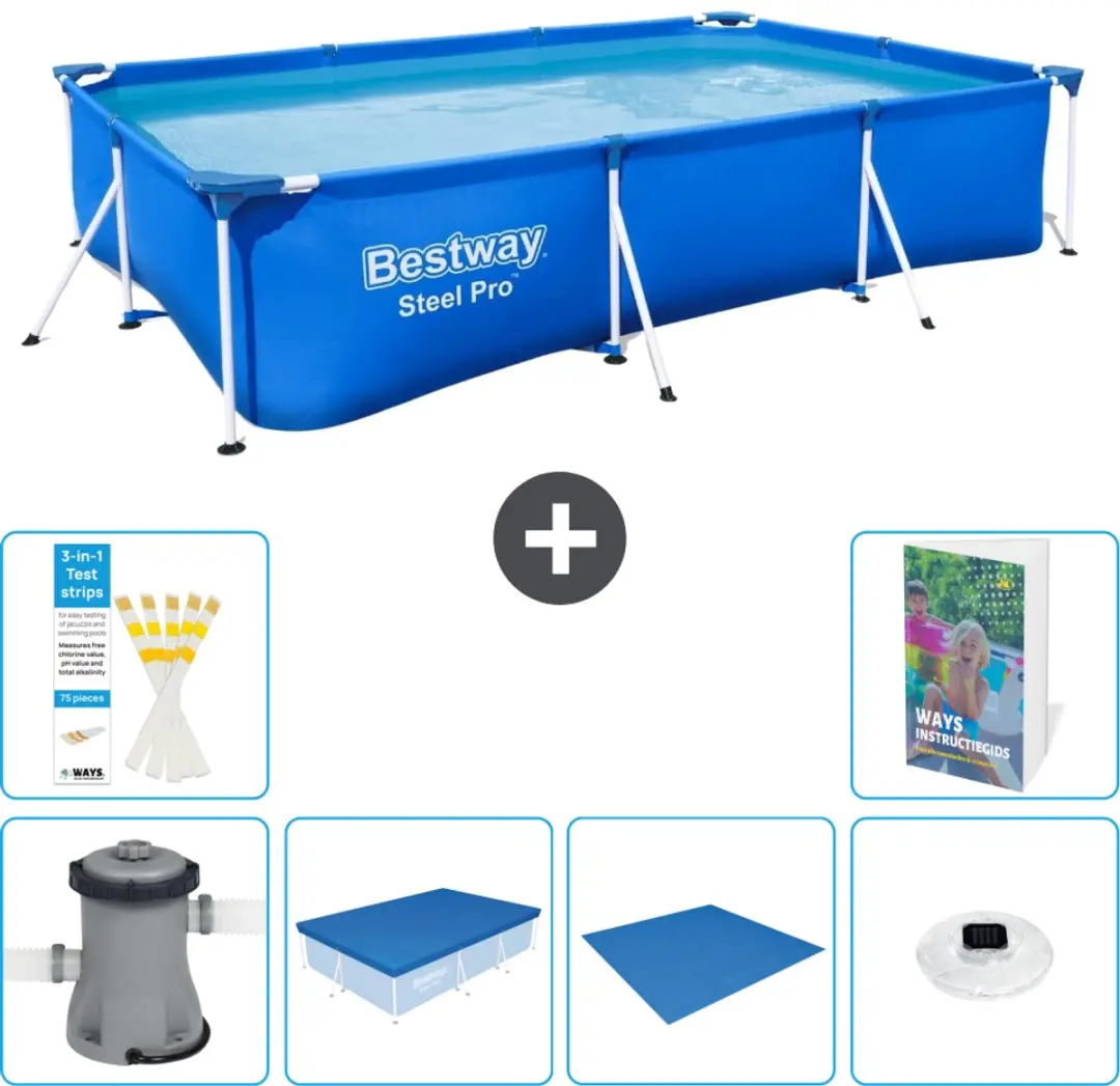 Bestway Steel Pro Zwembad 300x201x66cm