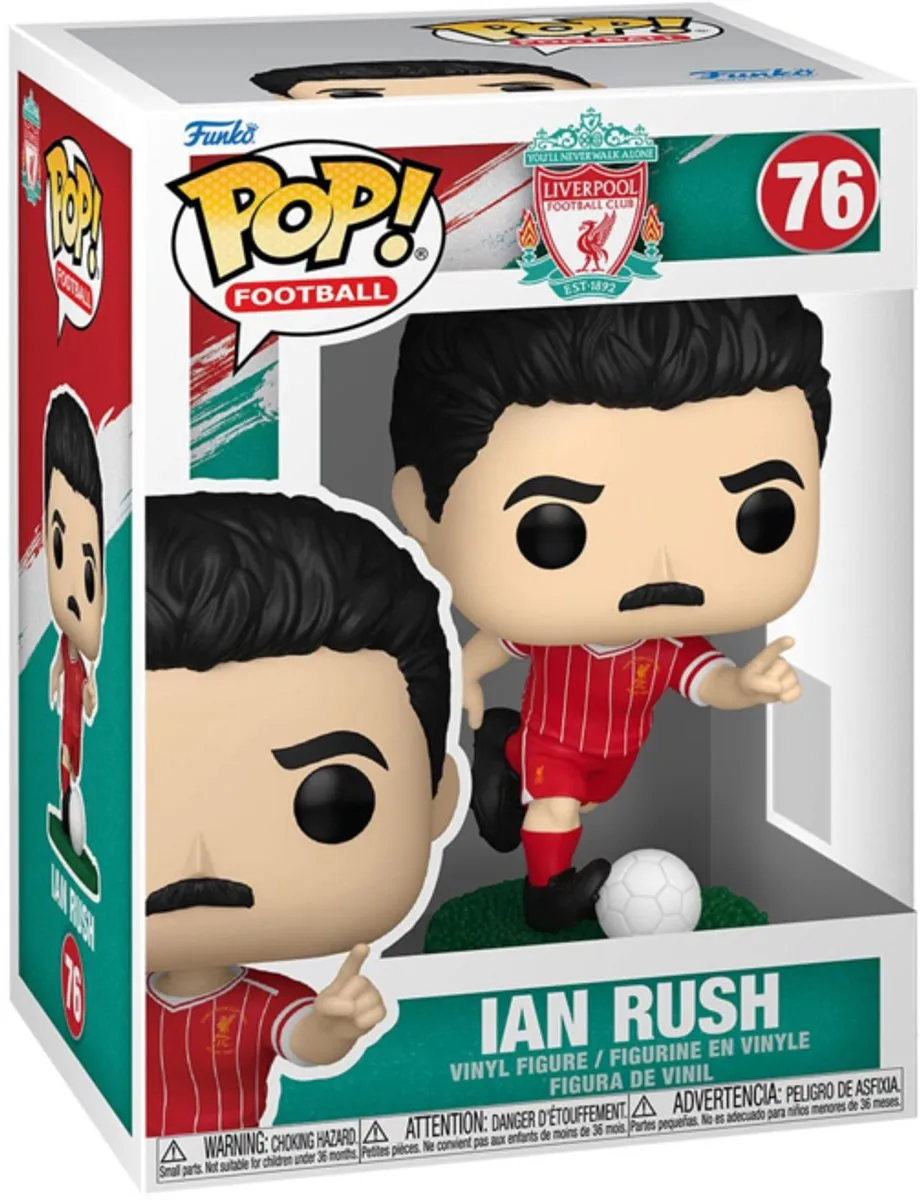 Funko POP! Football Liverpool Ian Rush - 9cm - Multicolor