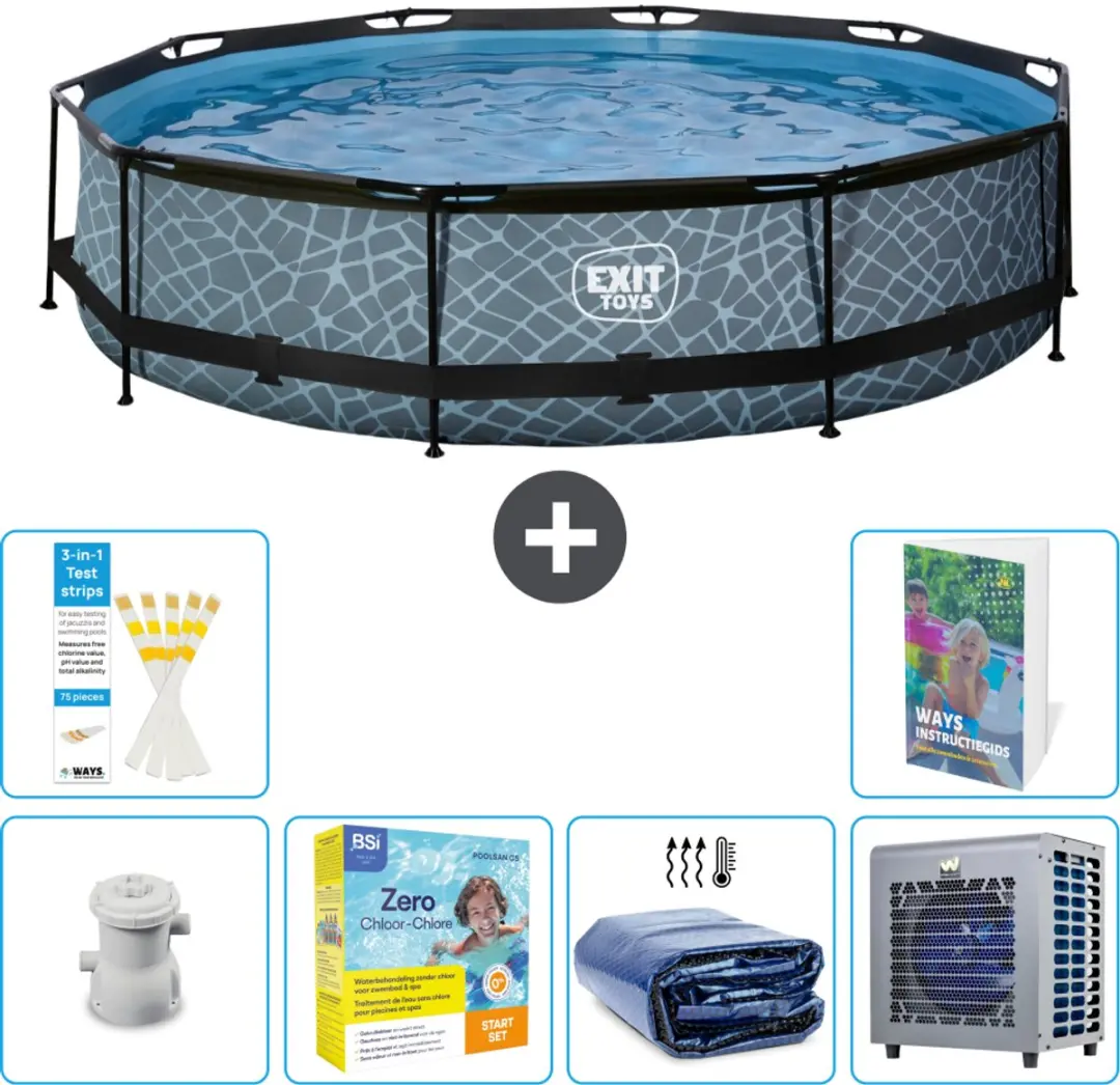 EXIT Toys Rond Zwembad 360x76cm