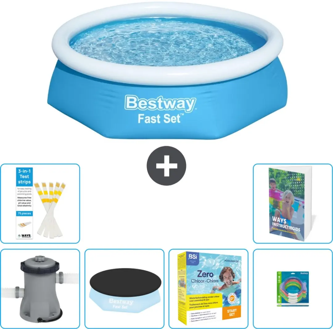 Bestway Fast Set Zwembad 244cm