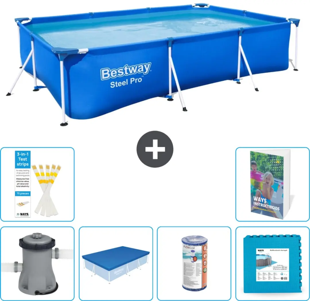 Bestway Steel Pro Zwembad 300x201x66cm