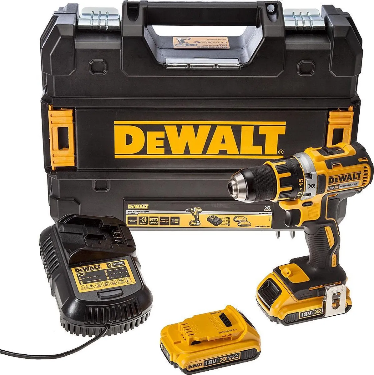DeWalt DCD790D2 Schroef/boormachine