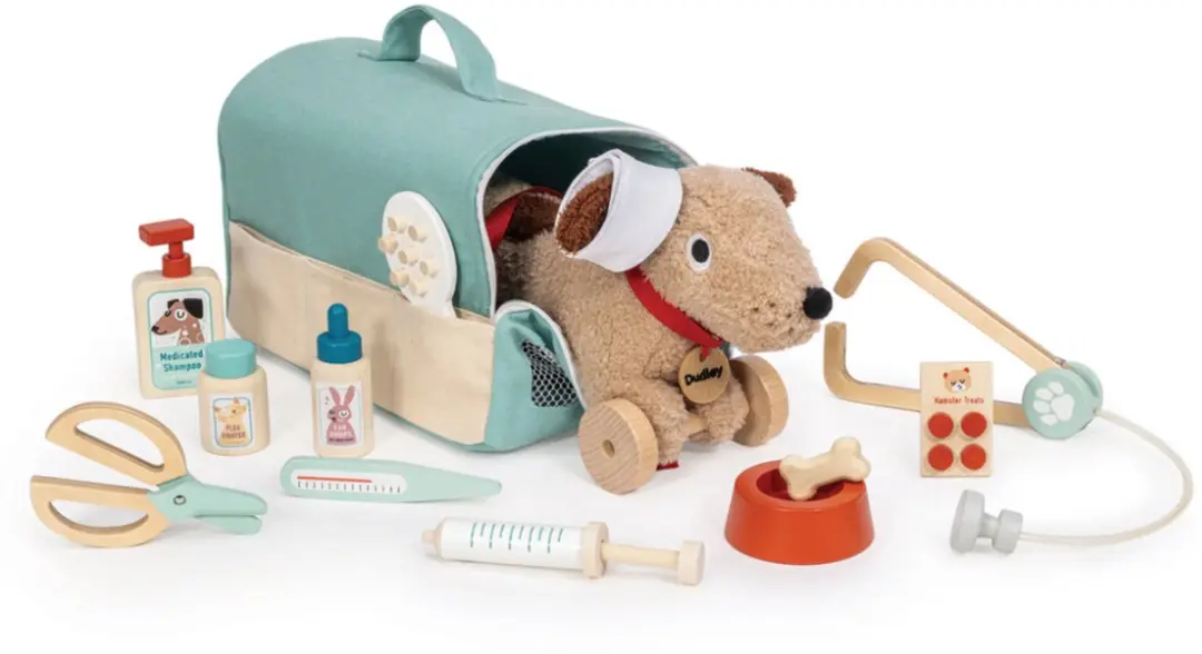 Tender Leaf Toys Speelset Dierenarts - Rood