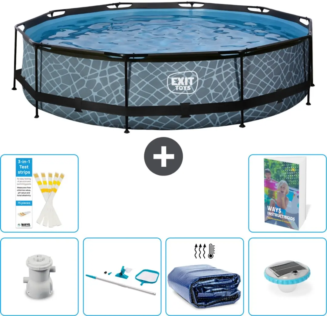 EXIT Toys Rond Zwembad 360x76cm