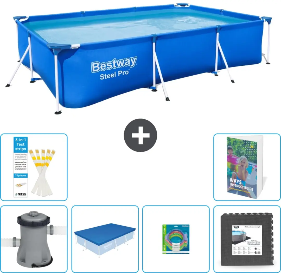 Bestway Steel Pro Zwembad 300x201x66cm