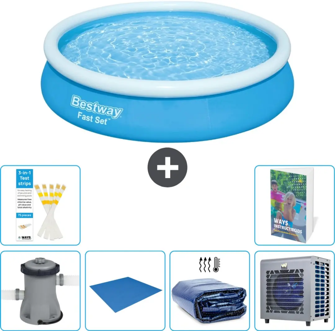 Bestway Fast Set Rond Zwembad 366x76cm