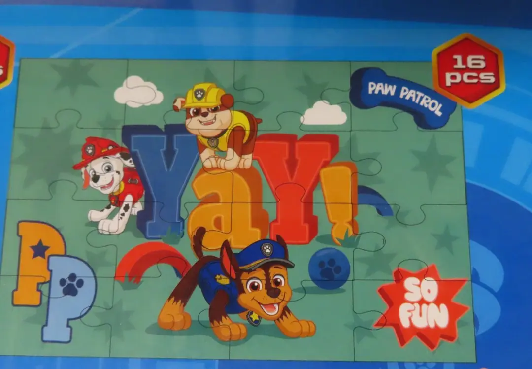PAW Patrol 4-in-1 Puzzel Multicolor - 19x29cm - 3+