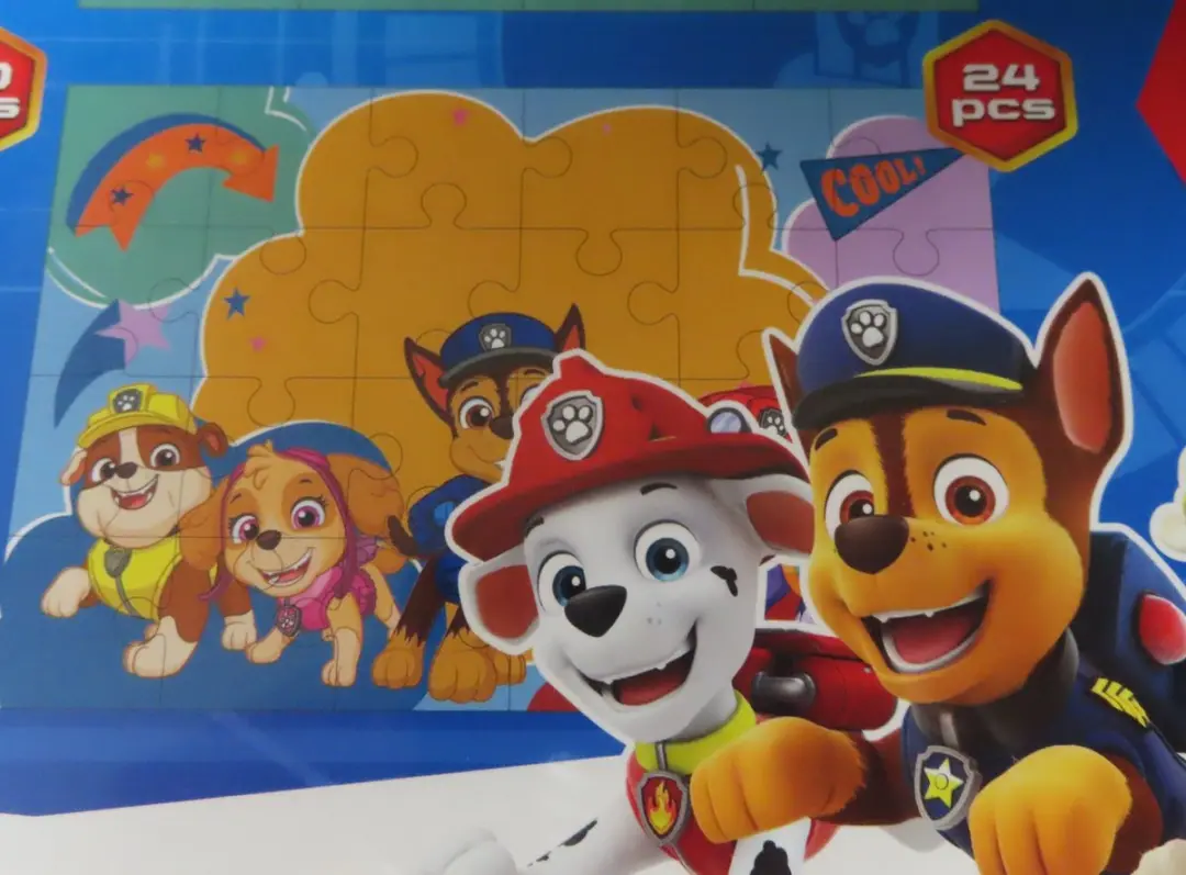 PAW Patrol 4-in-1 Puzzel Multicolor - 19x29cm - 3+