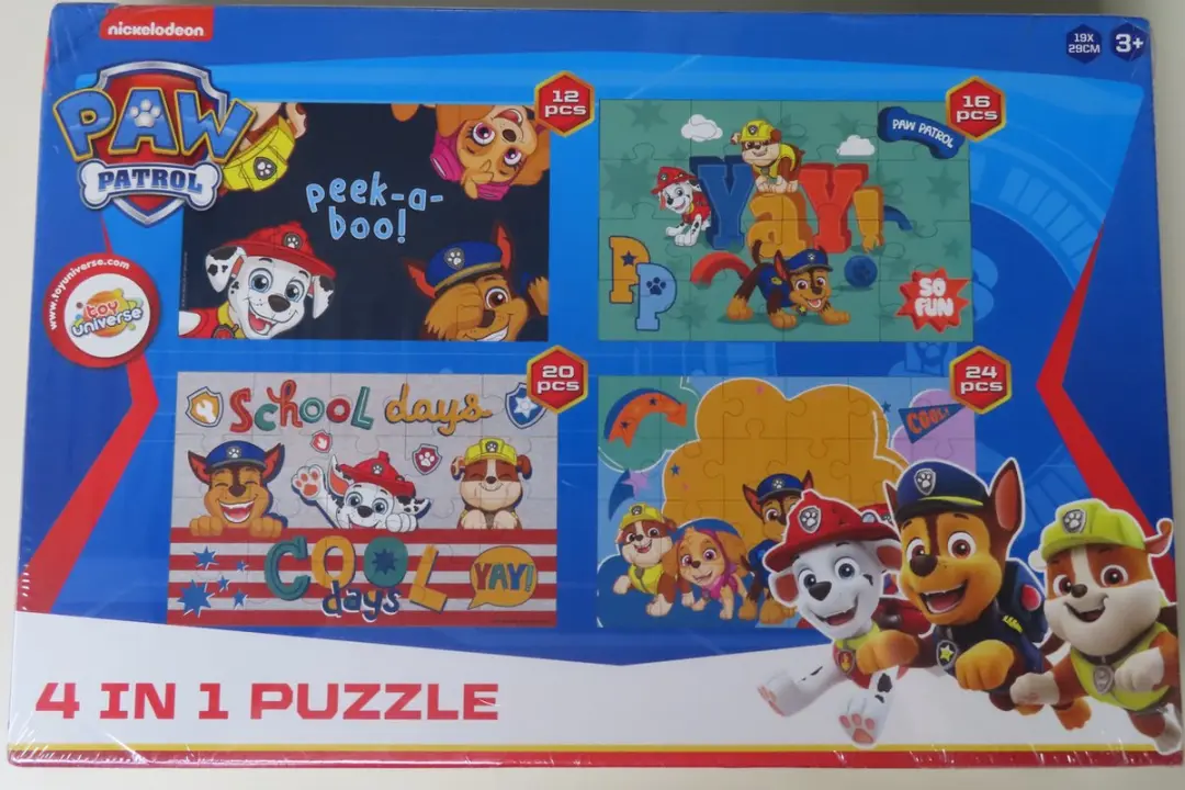 PAW Patrol 4-in-1 Puzzel Multicolor