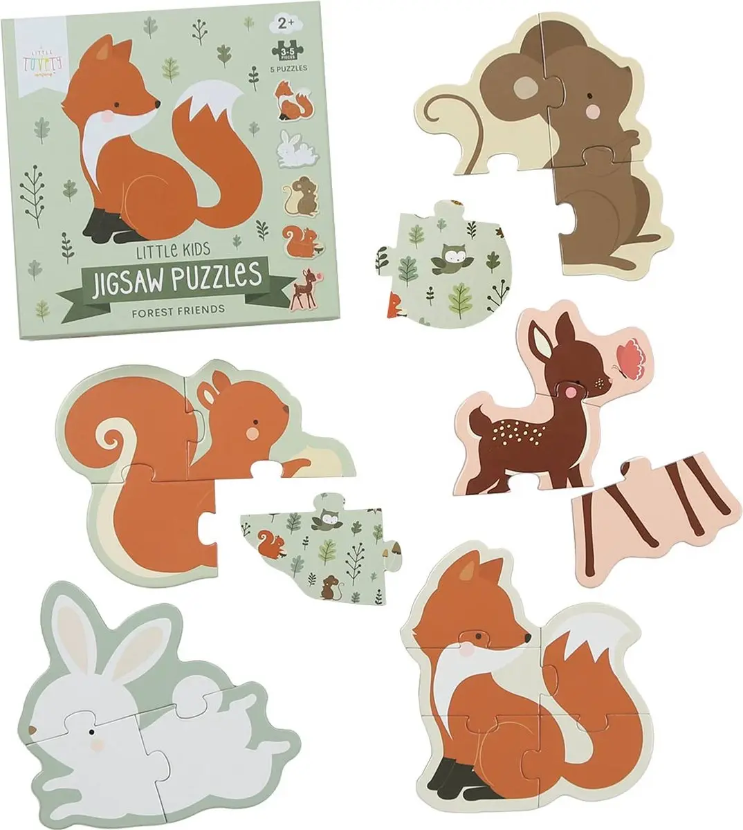 A Little Lovely Company Bosvriendjes Puzzel
