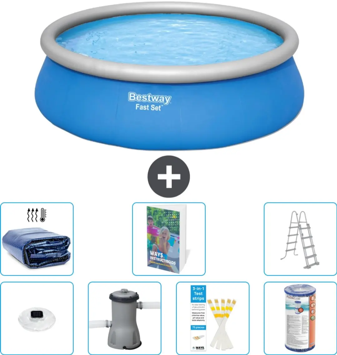 Bestway Fast Set Zwembad 457x122cm