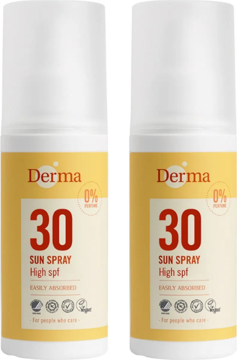 Derma Sun Zonnebrandspray SPF30 2x150ml