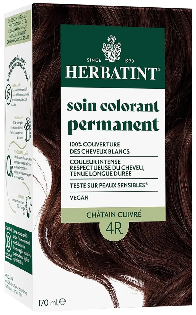 Herbatint Permanente Kleurverzorging Kastanje 170ml
