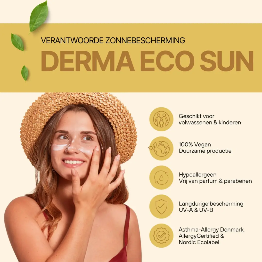 Derma Sun Gezichtszonnecrème SPF50 100ml - Waterbestendig