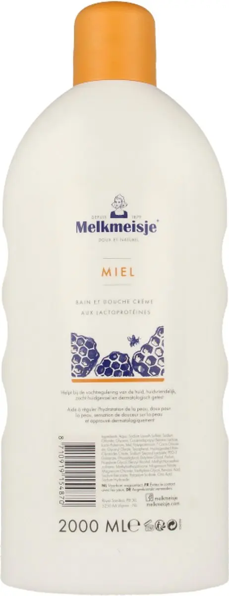 Melkmeisje Bad & Douche Honing 2L