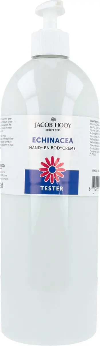 Jacob Hooy Echinacea Hand & Body Crème 1000ml