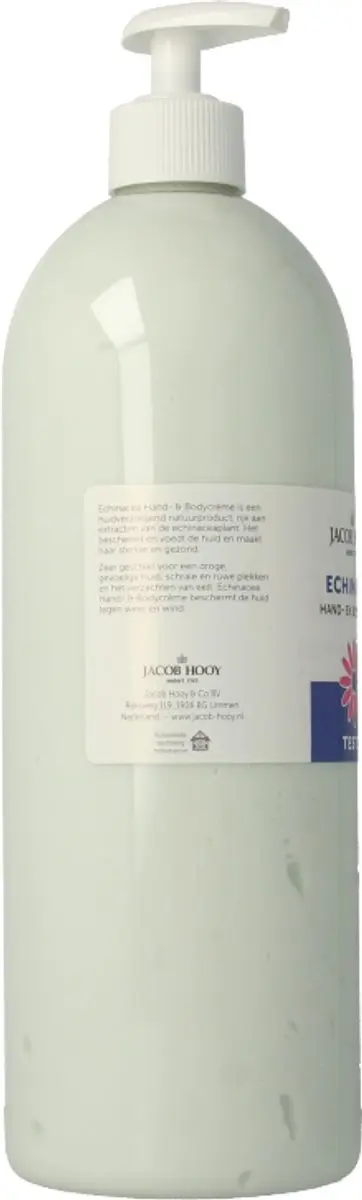 Jacob Hooy Echinacea Hand & Body Crème 1000ml