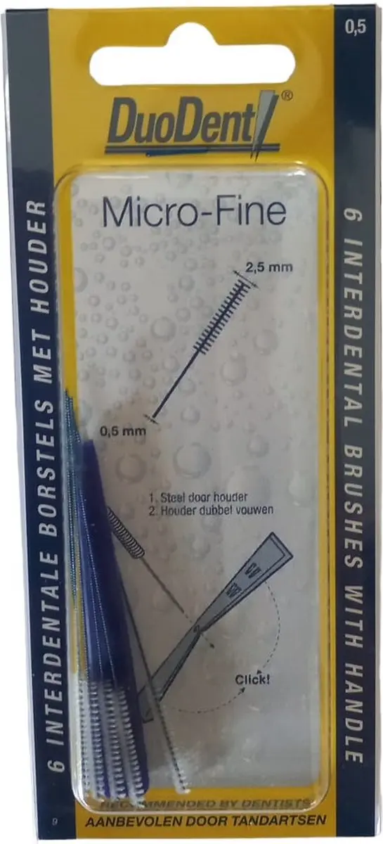 Duodent Micro Fine 0.5mm Ragers - 6 Stuks