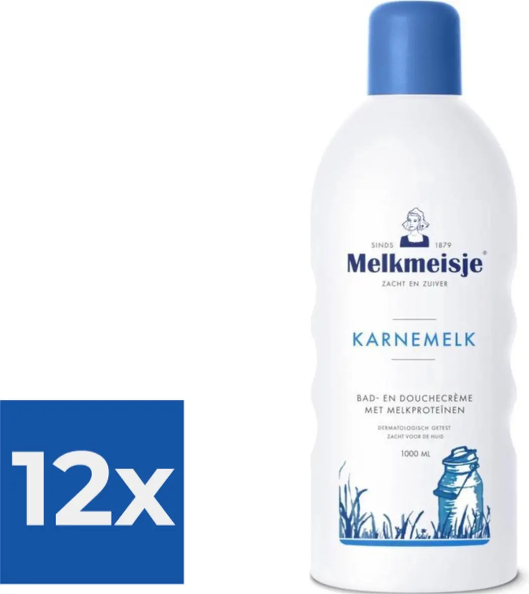 Melkmeisje Bad & Douche Karnemelk 12x1L