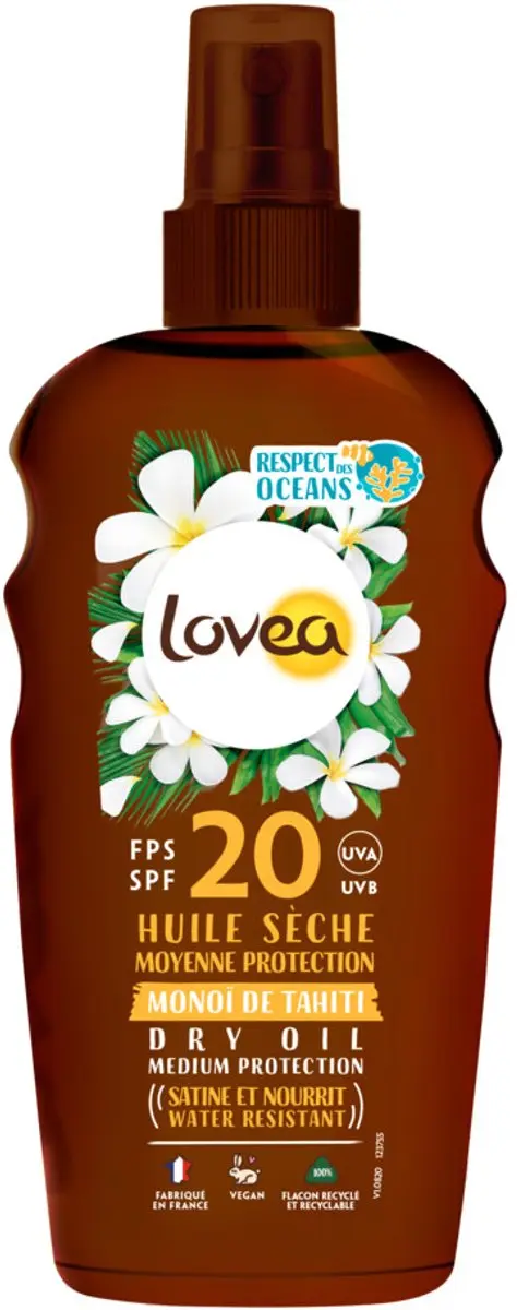 Lovea Sun Dry Oil Spray Zonnebrand SPF 20