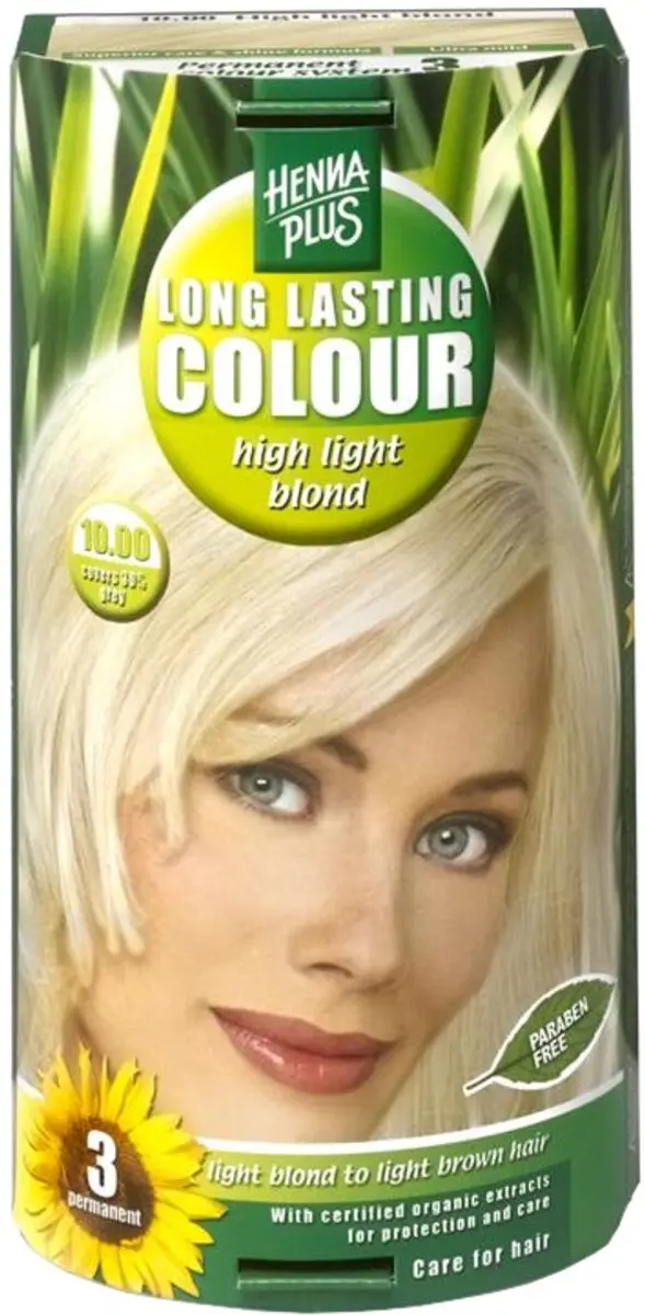 Hennaplus Long Lasting Colours 10.0 High Light Blond Haarverf
