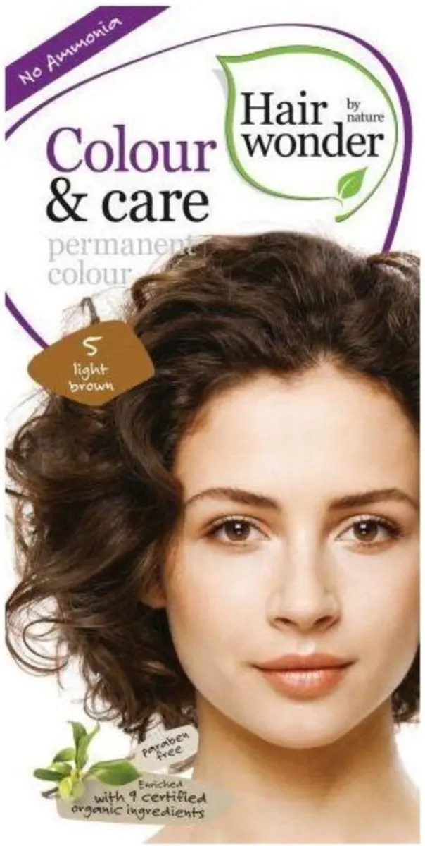 Hairwonder Colour & Care 5 Licht Bruin Haarverf