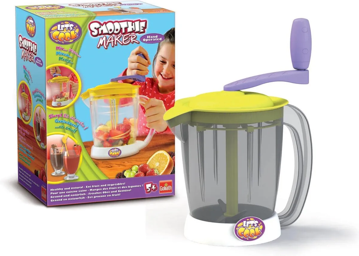 Goliath Let's Cook Smoothie Maker Hand - Blauw-Groen