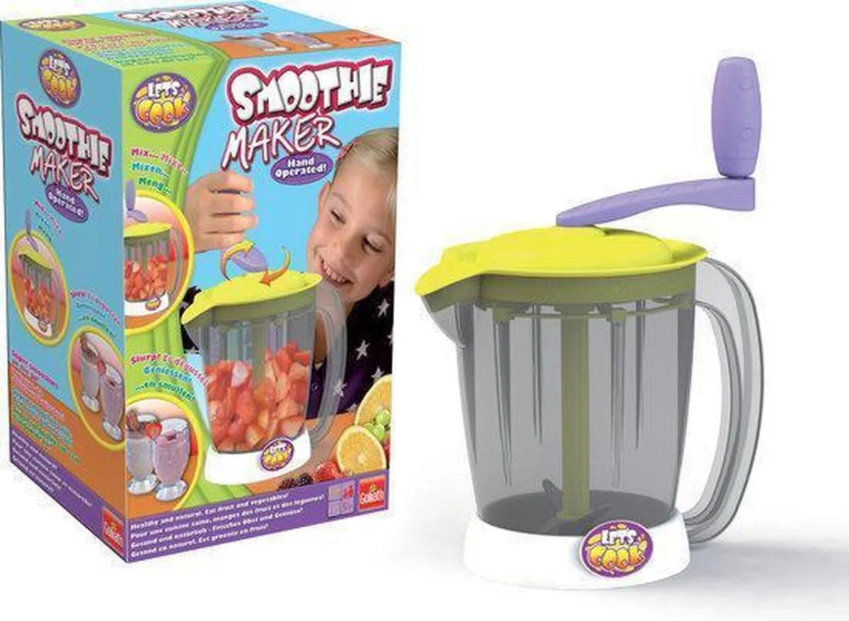 Goliath Let's Cook Smoothie Maker Hand - Blauw-Groen