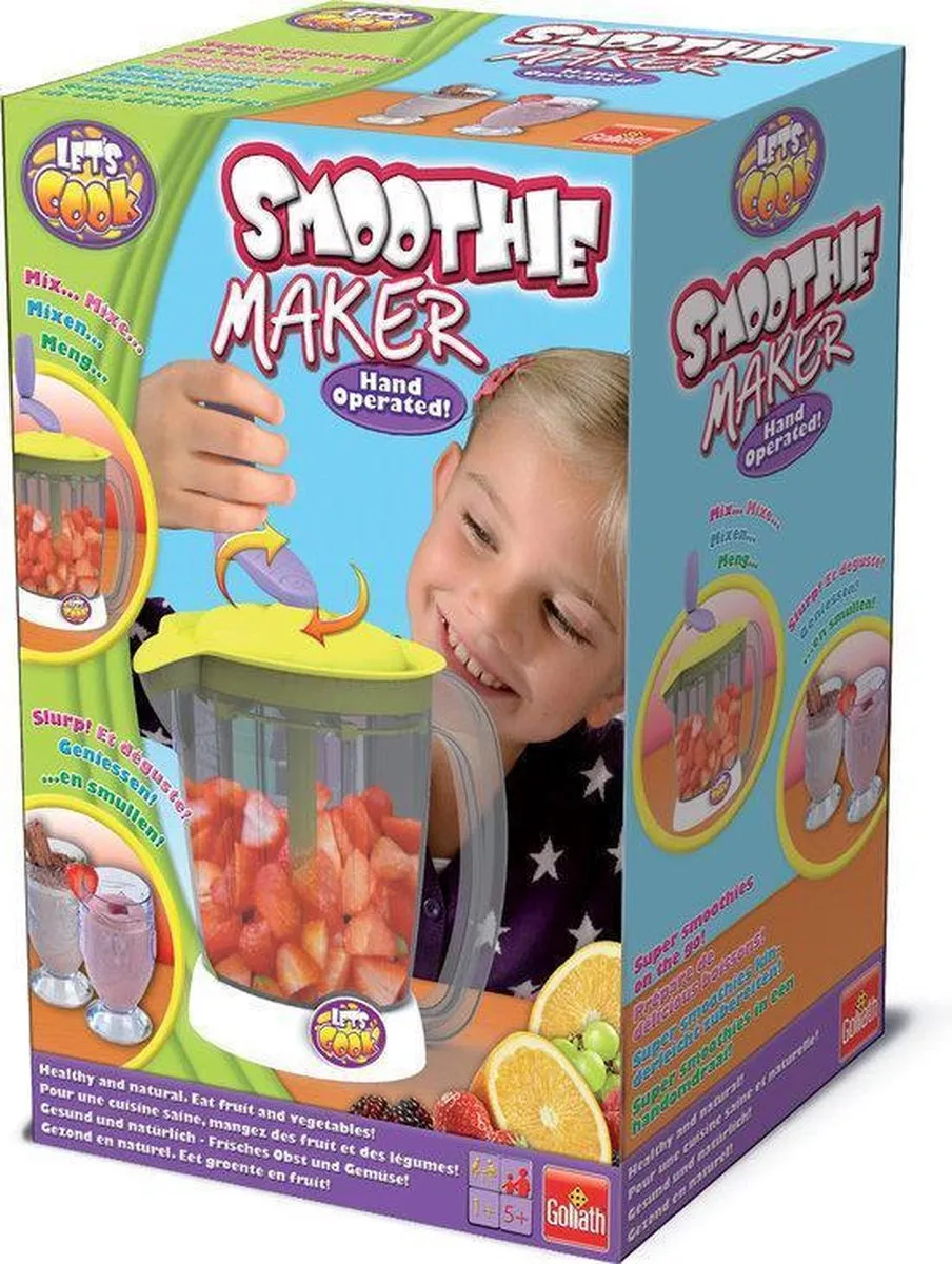 Goliath Let's Cook Smoothie Maker Hand - Blauw-Groen