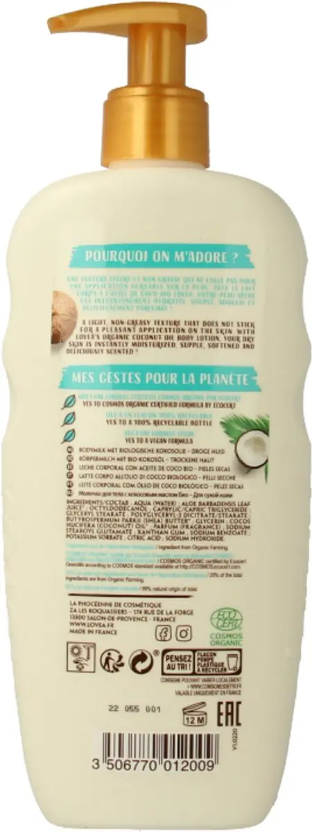 Lovea Body Lotion Coco Bio 250ml