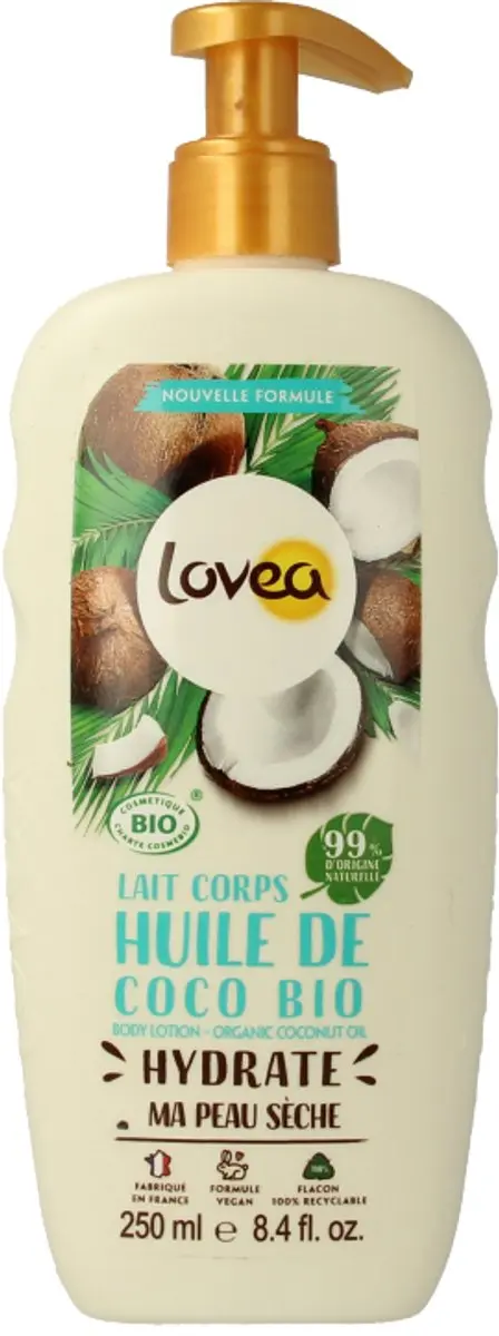 Lovea Body Lotion Coco Bio 250ml - afbeelding 6 van 6