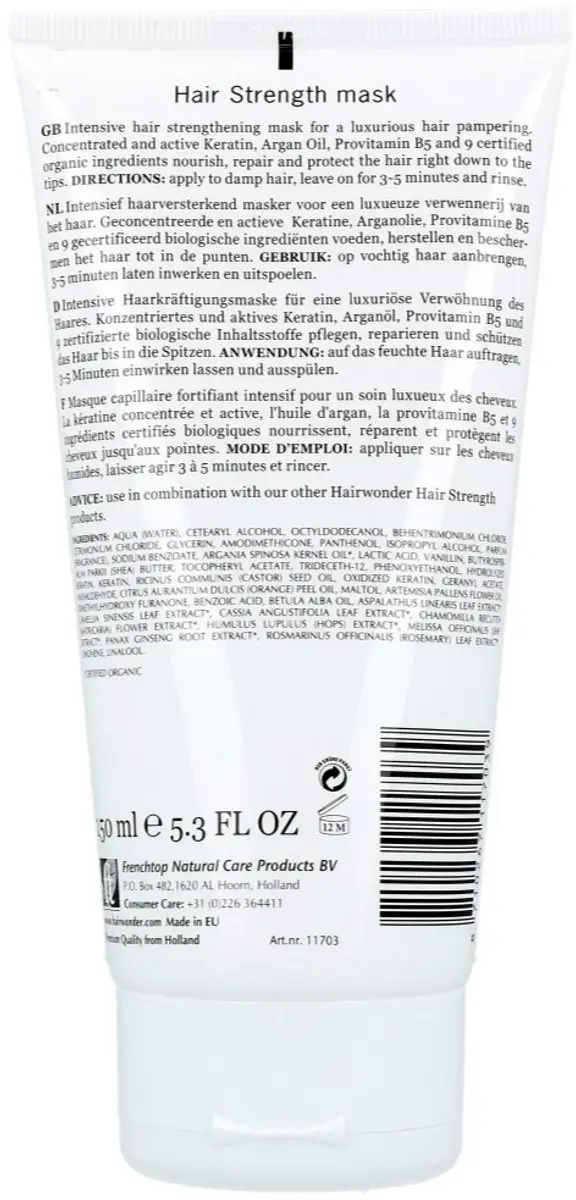 Hairwonder Haarmasker Hair Strength 150ml