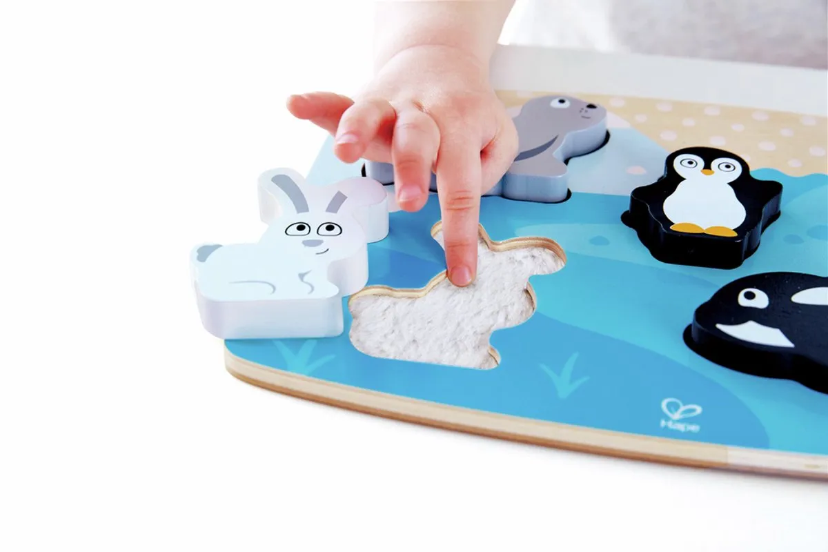 Hape Tactiele Pooldieren Puzzel 6-delig - E1620