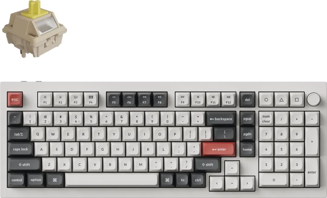 Keychron Q5 Ultra Q5U-P4 Mechanisch Toetsenbord - Wit