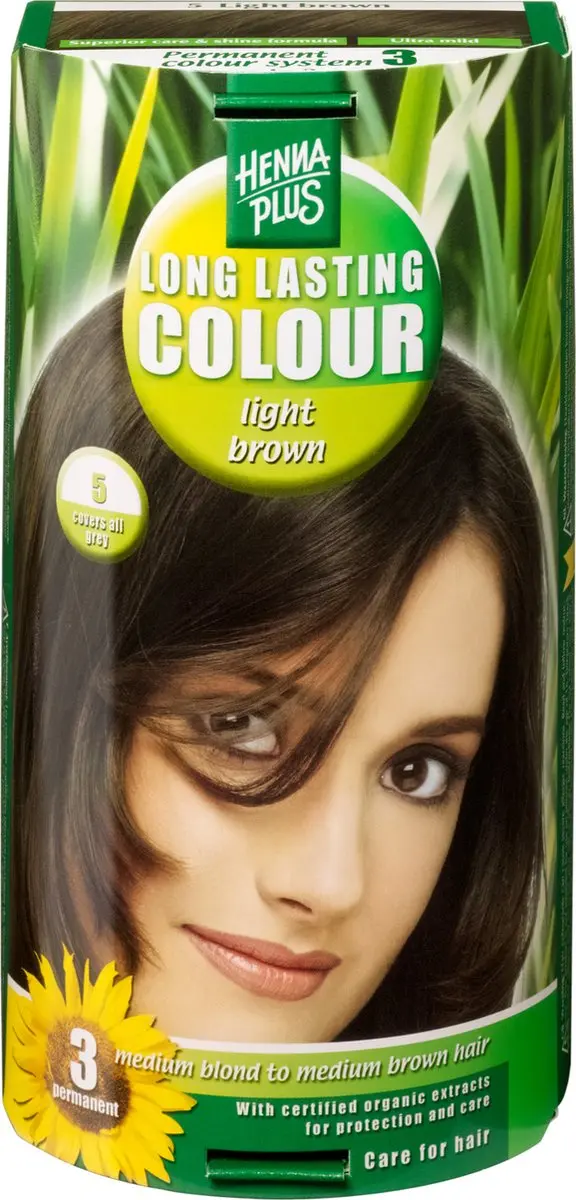 Hennaplus Light Brown Haarkleuring 100ml