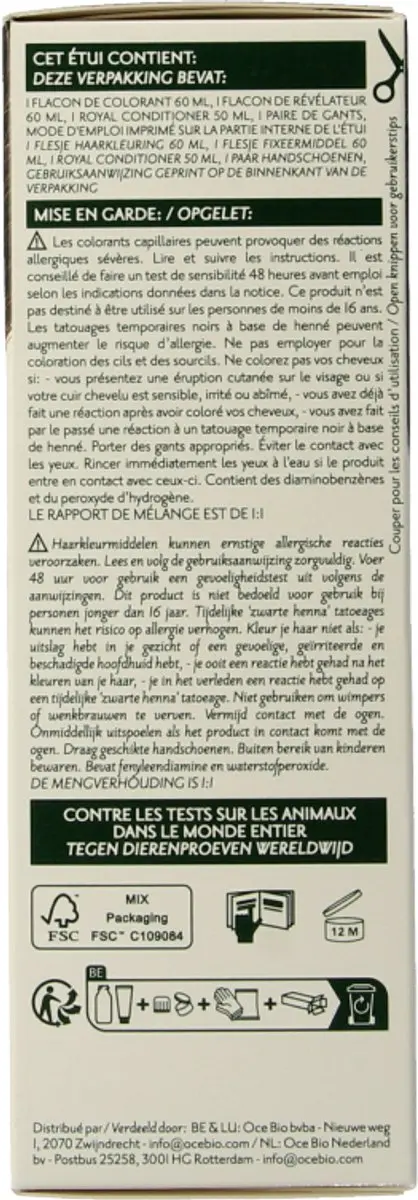 Herbatint Haarverf 3N Donker Kastanje 170ml - Grijsdekking