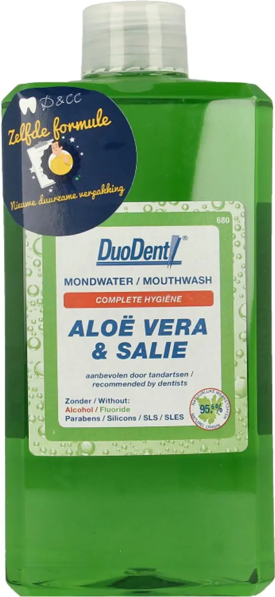 Duodent Aloe Vera/Sali Mondwater 500ml