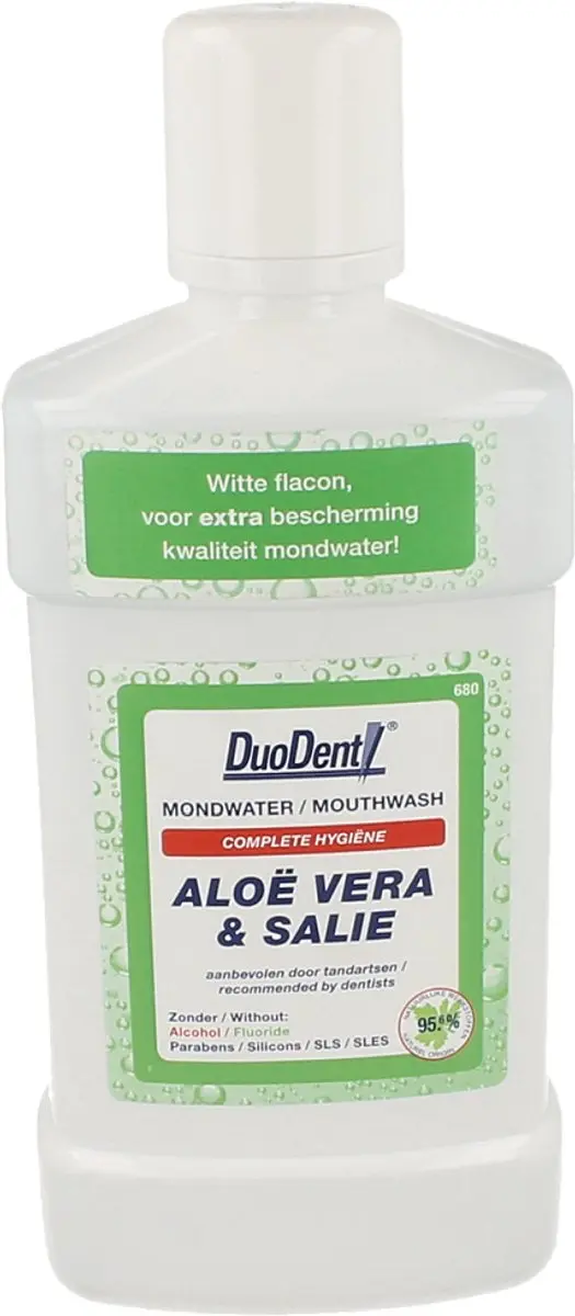 Duodent Aloe Vera/Sali Mondwater 500ml - afbeelding 6 van 6
