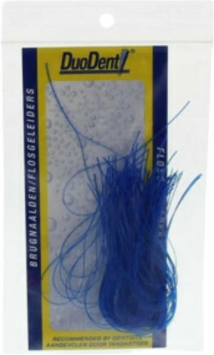 Duodent Super Fine Brugnaald Blauw - 100 Stuks