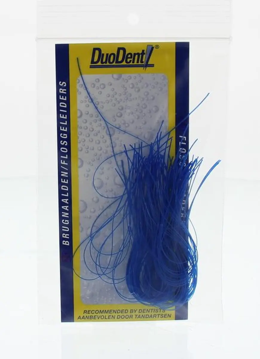 Duodent Super Fine Brugnaald Blauw - 100 Stuks
