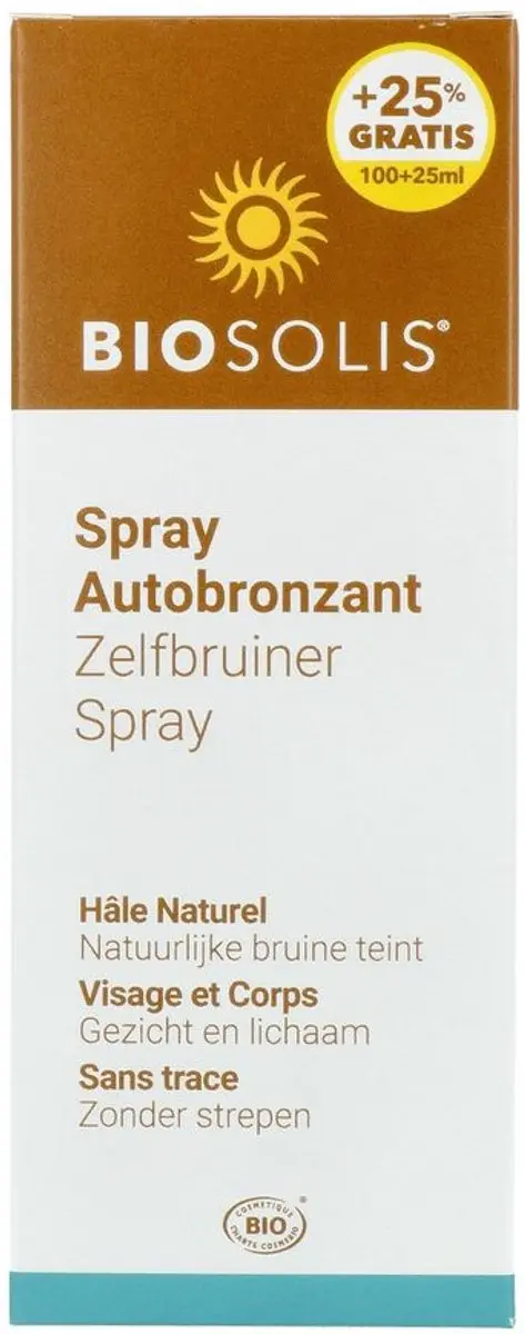 Biosolis Zelfbruiner Spray 100ml - Gezicht & Lichaam