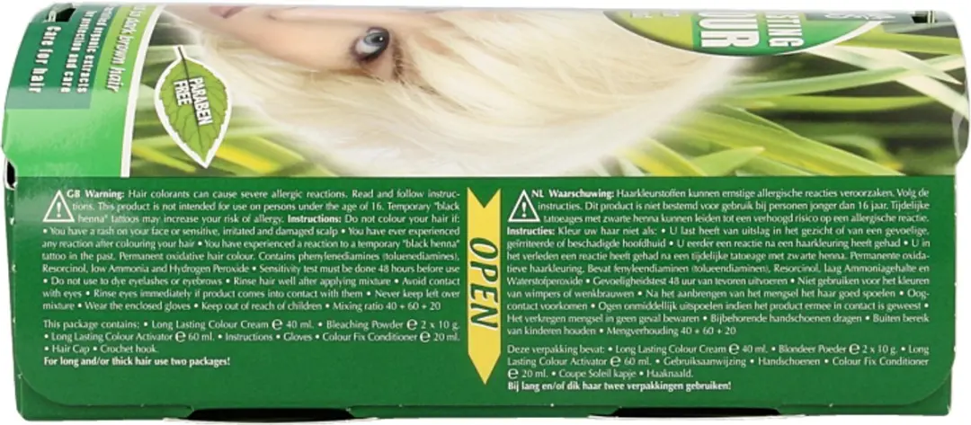 Hennaplus Long Lasting Colours 00 Ultra Blond Haarverf - 100mg