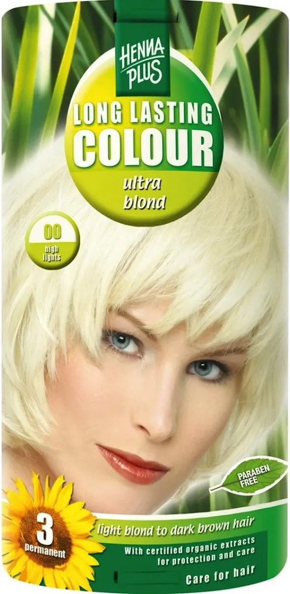 Hennaplus Long Lasting Colours 00 Ultra Blond Haarverf - 100mg