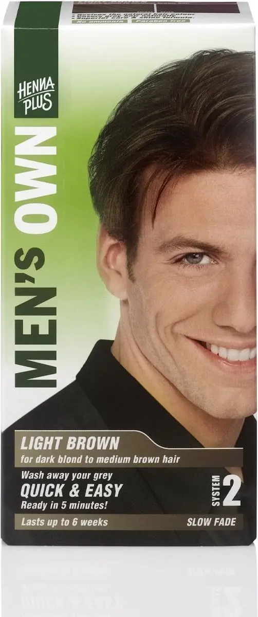 Hennaplus Men's Own Light Brown Haarverf 80ml