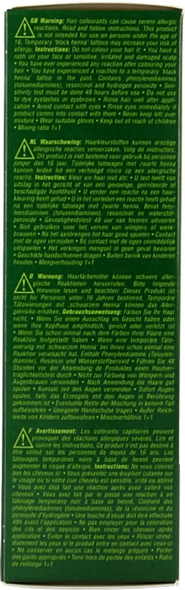 Hennaplus Men's Own Light Brown Haarverf 80ml - Grijs